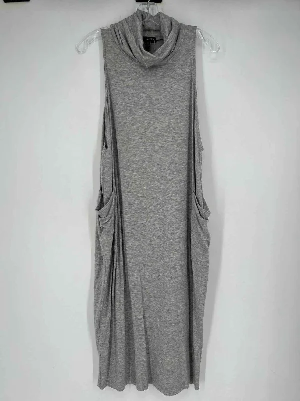Instant Savings Eileen Fisher Size M Heathered Gray Dress