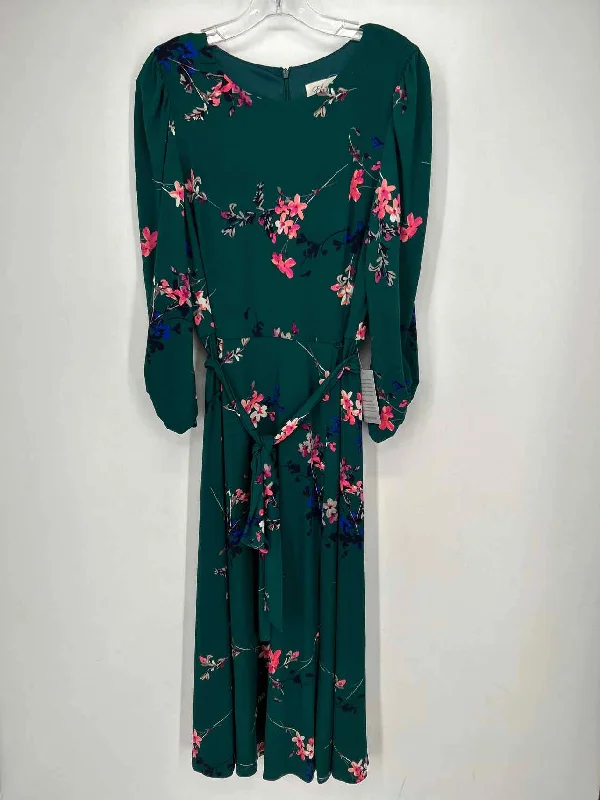 New Deals Eliza J Size 12 Green Floral NWT Dress