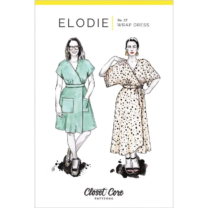 Markdown Madness Closet Core Patterns / Elodie Wrap Dress