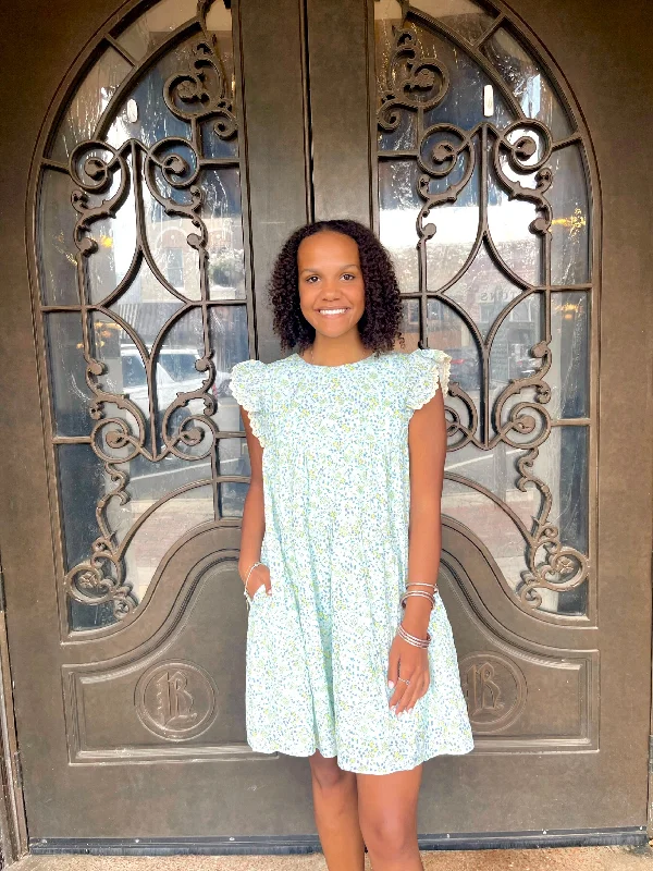 Loyalty Reward Floral Print Embroidery Dress