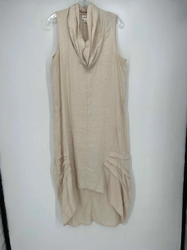 Special Discount For Cynthia Size M Almond Milk Linen Blend Dress