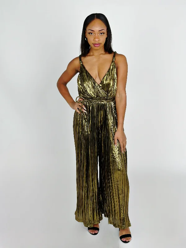 Price Rollback Gold Jumpsuit