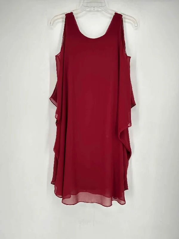 Savings Bonanza Halston Size 8 Merlot Dress