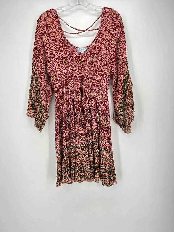 Shop and Save J Gee Size M Purple Print Dress