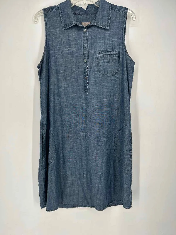 Time-Limited Offer J Jill Size M Dark Chambray Dress