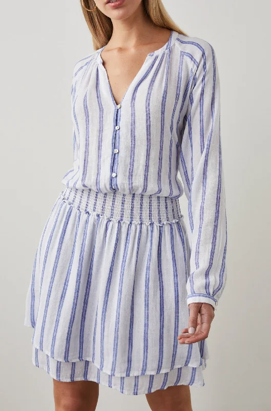 Limited Stock JASMINE DRESS - VILLA STRIPE