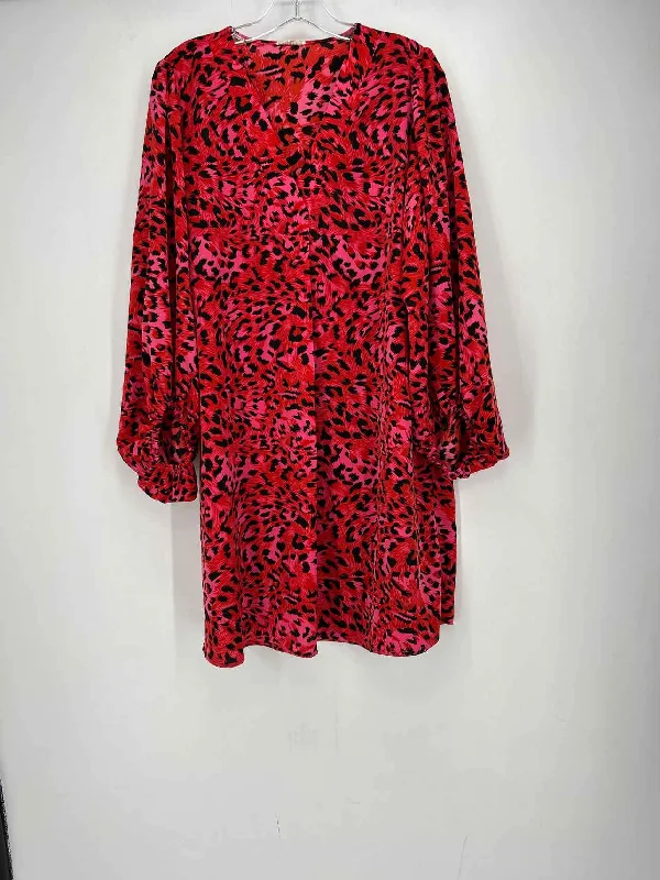 Closeout Jodifl Size L Pink Print Dress
