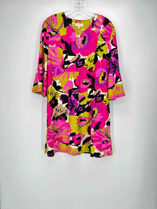 Deal Dash Jude Connally Size L Pink Floral Dress