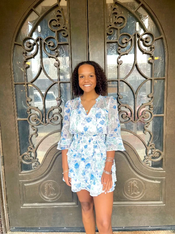 Exclusive Access Juliana Eyelet Smocked Mini Dress