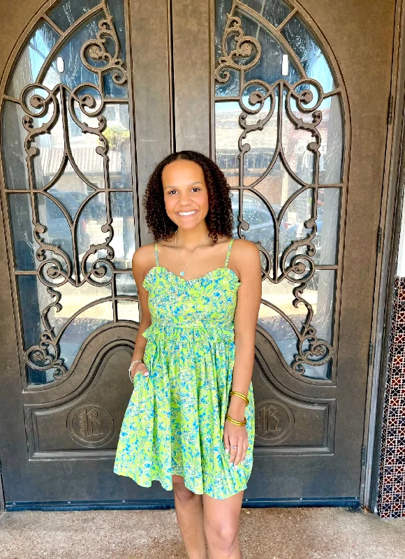 Warehouse Sale Jungle Multi Color Mini Dress
