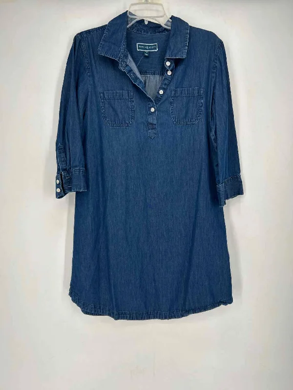 TIME-Limited Offer Karen Scott Size M Dark Chambray Dress