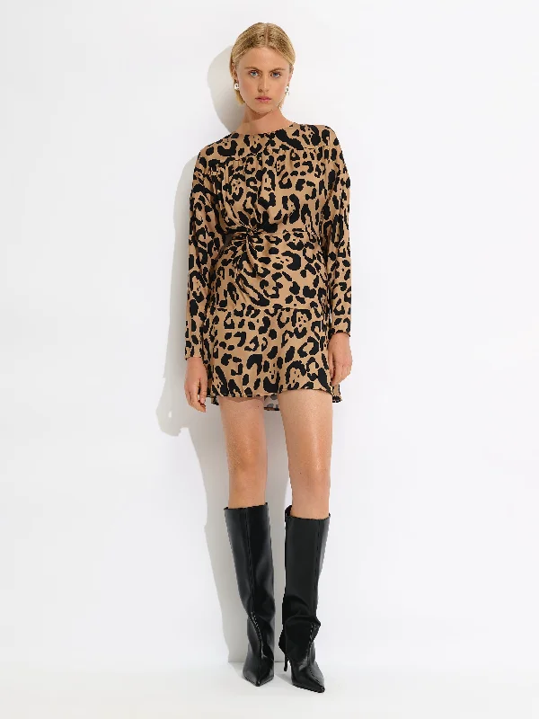Don't Miss Leopard Mini Dress