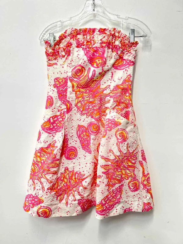 Final Clearance Lilly Pulitzer Ferra Size 0 Seashell Dress