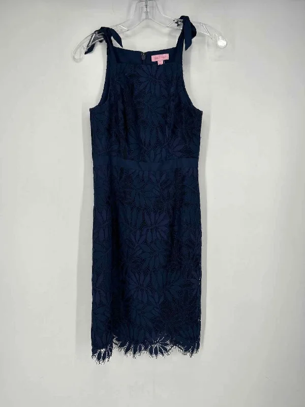 Daily Deals Lilly Pulitzer Size 0 Navy Eyelet Dress
