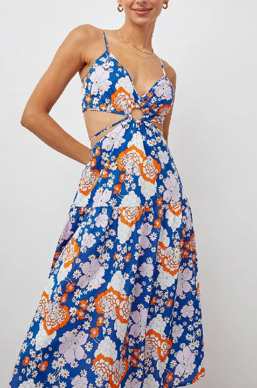 Savings Bonanza LOURDES DRESS - COBALT FLORAL