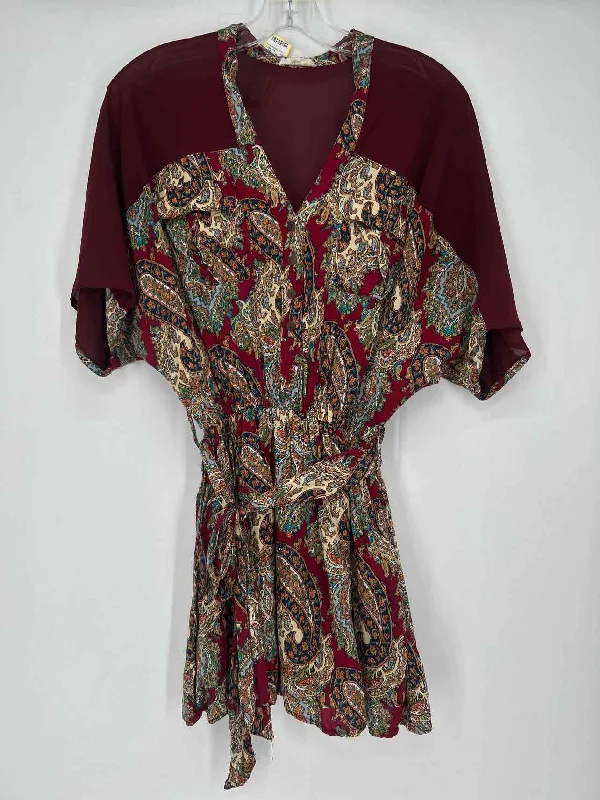 Price Drop Alert Loveriche Size S Merlot Print Dress