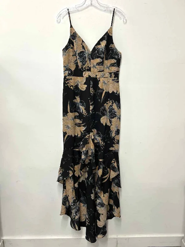 Extra Discounts Lulus Size M Black Floral NWT Dress