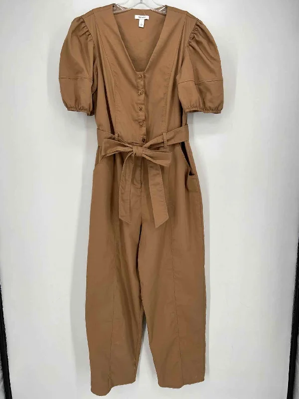 Deal Alert Nine West Size L Camel Jumpsuit