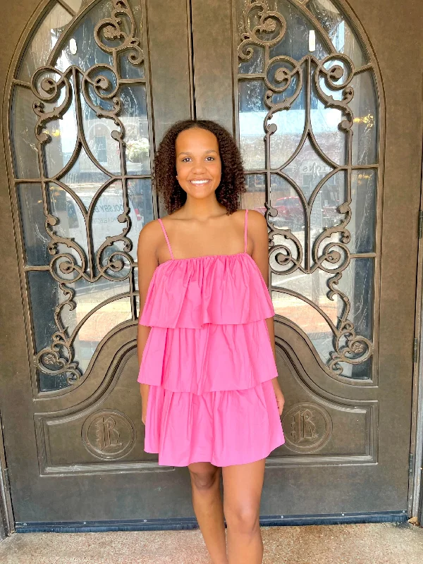 Today’s Special Pink Tiered Dress