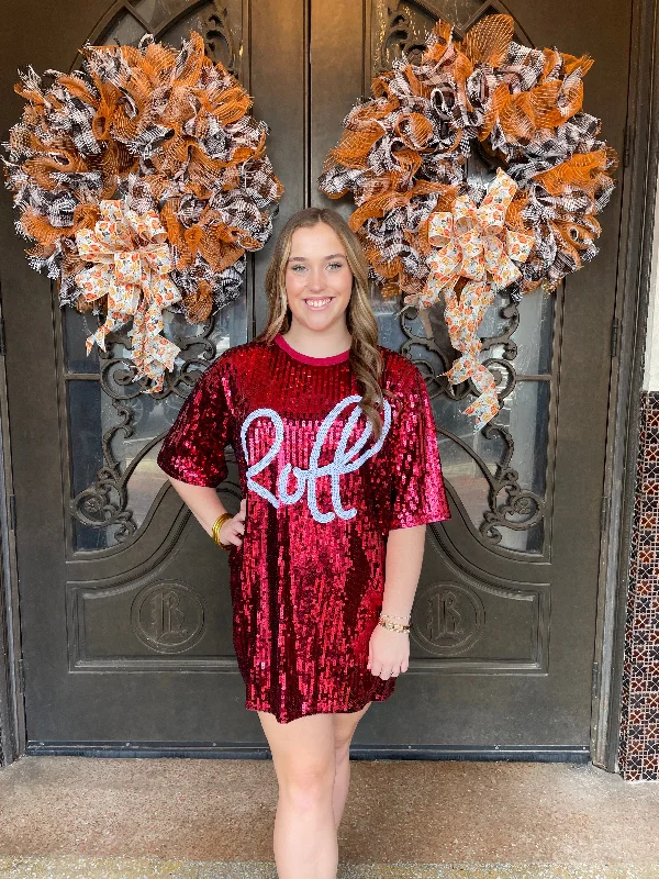 Extra Discounts Roll Sequin Dress