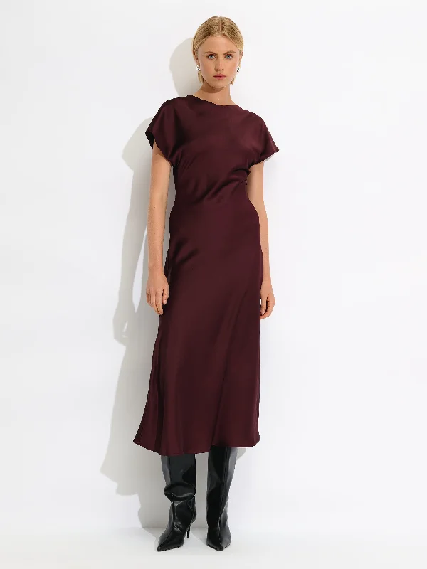 Mega Sale Satin Maxi  Dress