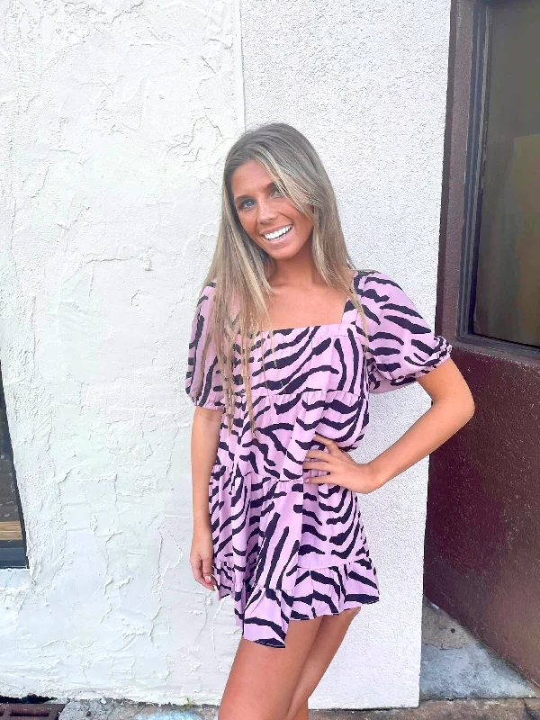 Loyalty Reward Savannah Zebra Dress