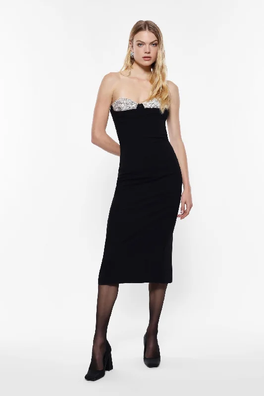 Year-End Sale Shimmering Bodice Dress