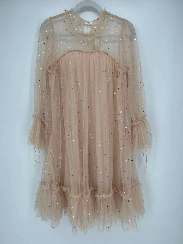 Price Reduction Size L Star Print Mesh Dress