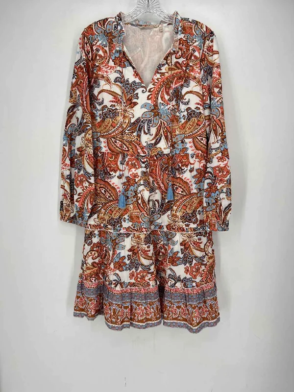 Super Deal Soft Surroundings Size S White Paisley Dress