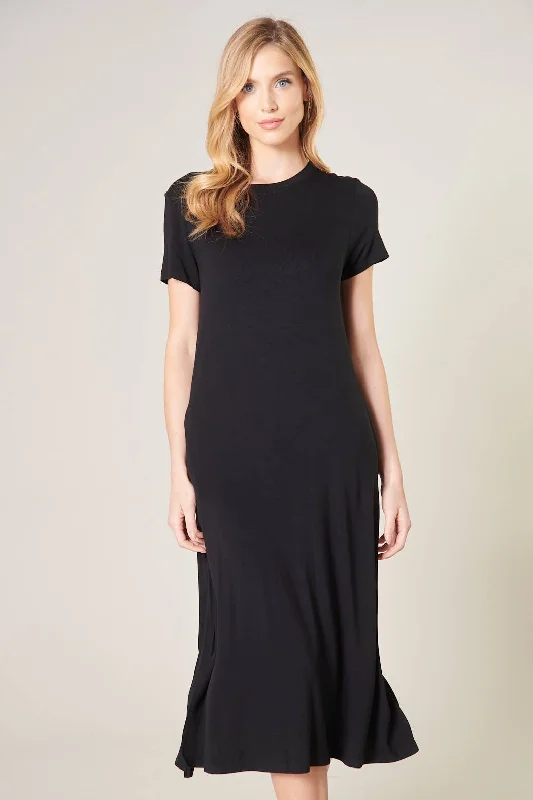 Early Access Joplin Jersey Knit Midi T Shirt Dress