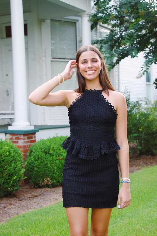 Take Advantage Lace Teacup Dress