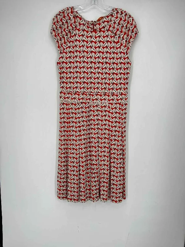 Great Deals Tory Burch Size L Red Floral Dress