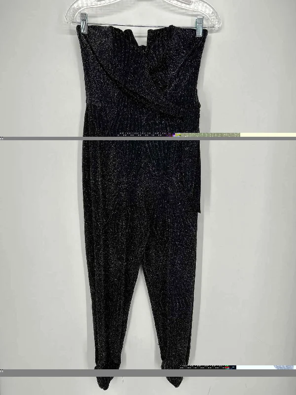Price Slash Trixxi Size M Black Shimmer Jumpsuit
