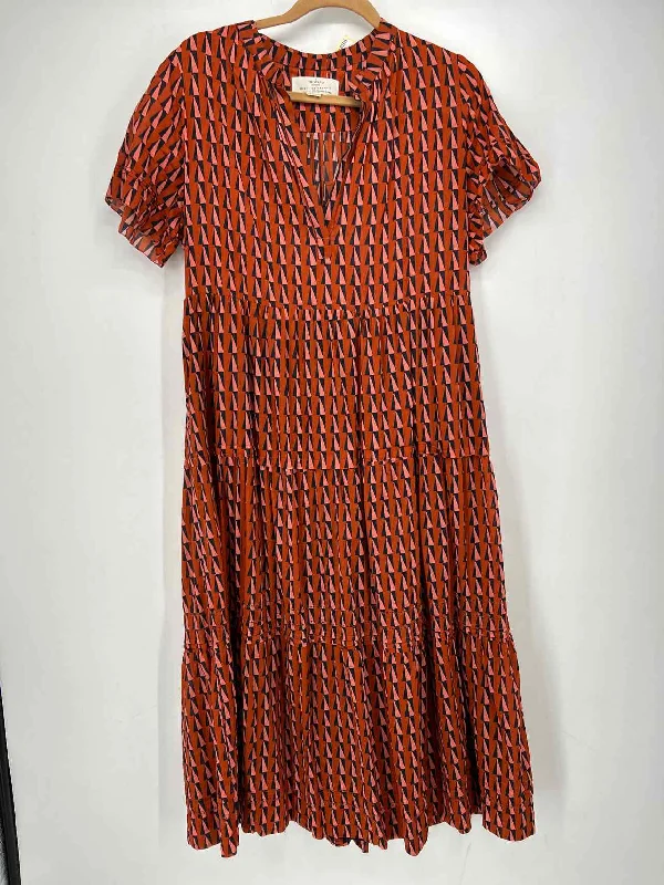Bargain Prices Trovata Birds Of Paradise Size M Orange Print Maxi