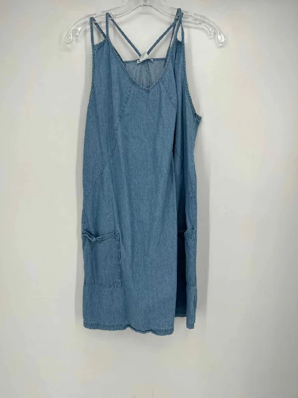 Take Advantage Venus Size L Chambray Dress
