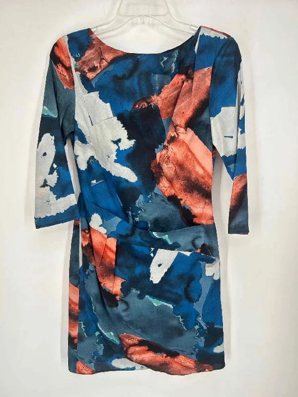 Big Discounts Vince Camuto Size 2 Blue Print Dress