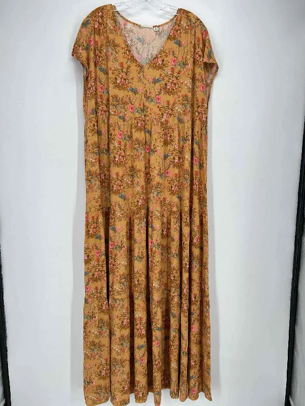 The Best Prices Wonderly Size XL Marigold Print Maxi