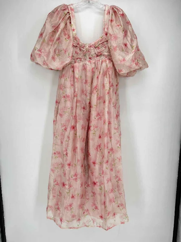 Special Discount Worth Collective Size M Pink Floral NWT Maxi